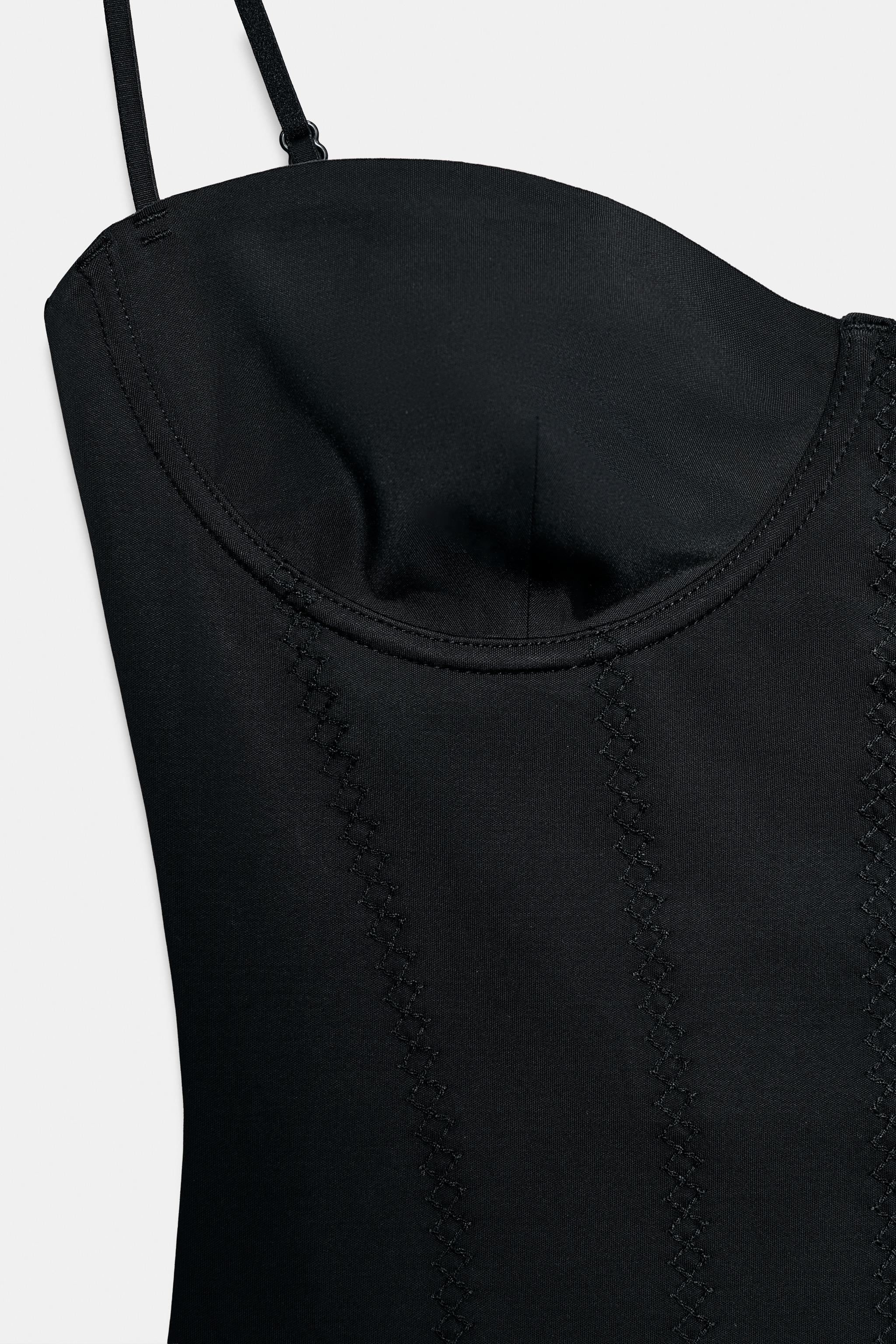 POLYAMIDE BLEND LACE BODYSUIT